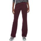 Women's Tek Gear&reg; Basic Fleece Pants, Size: Xs, Drk Purple