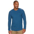 Big & Tall Sonoma Goods For Life&trade; Flexwear Slim-fit Stretch Crewneck Tee, Men's, Size: 3xl Tall, Dark Blue