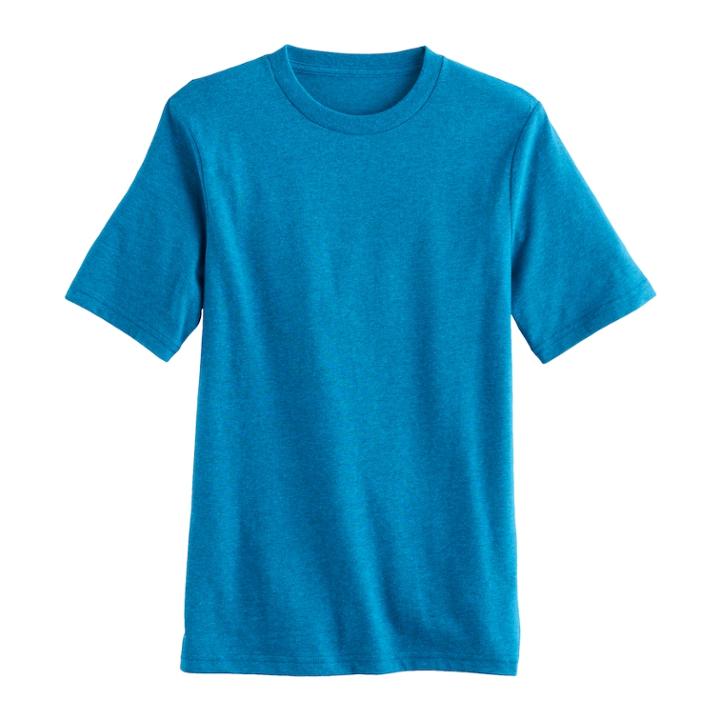 Boys 8-20 Urban Pipeline&reg; Ultimate Solid Crew Tee, Size: Large, Med Blue