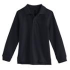 Chaps, Boys 4-7 Pique School Uniform Polo, Boy's, Size: Large, Blue (navy)