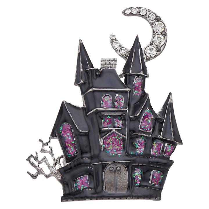 Napier Jet Haunted House Pin, Women's, Multicolor