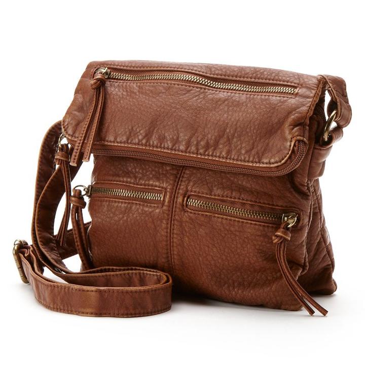 Sonoma Goods For Life&trade; Dallas Flap Crossbody Bag, Women's, Red/coppr (rust/coppr)