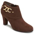 A2 By Aerosoles First Role Women's Heeled Dress Ankle Boots, Size: Medium (8), Brown Combo