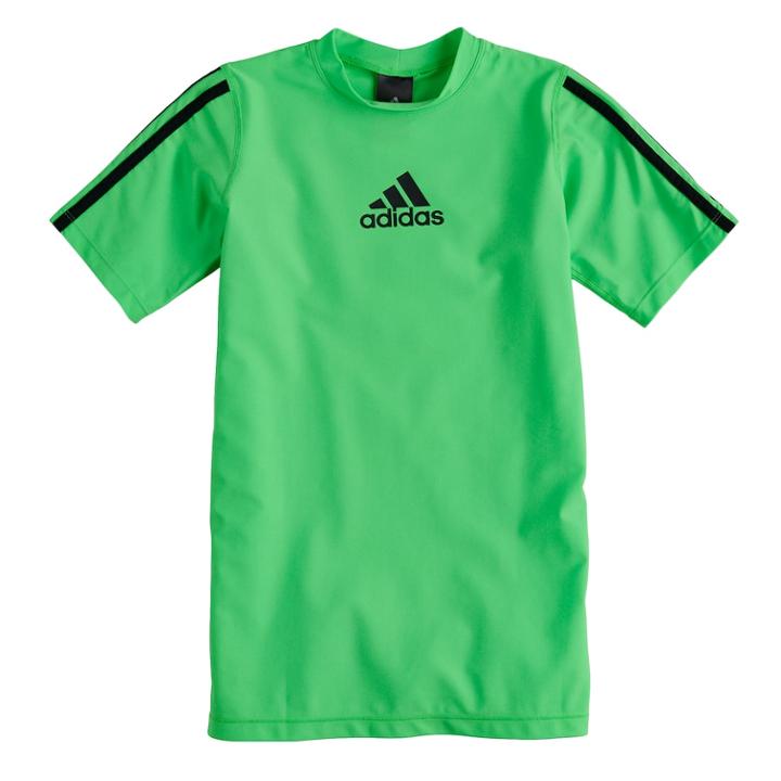 Boys 8-20 Adidas Swim Top, Size: Small, Green