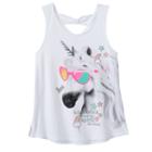 Plus Size Girls 7-16 So&reg; Bow Back Printed Tank Top, Girl's, Size: 16 1/2, Natural