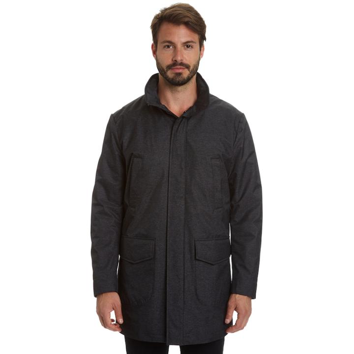 Men's Haggar Anorak Hooded Jacket, Size: Xl, Dark Grey