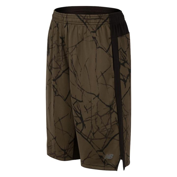 Boys 8-20 New Balance Fashion Performance Shorts, Size: 18-20, Dark Green