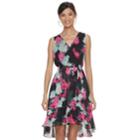 Women's Jennifer Lopez High-low Ruffle Fit & Flare Dress, Size: Xxl, Black
