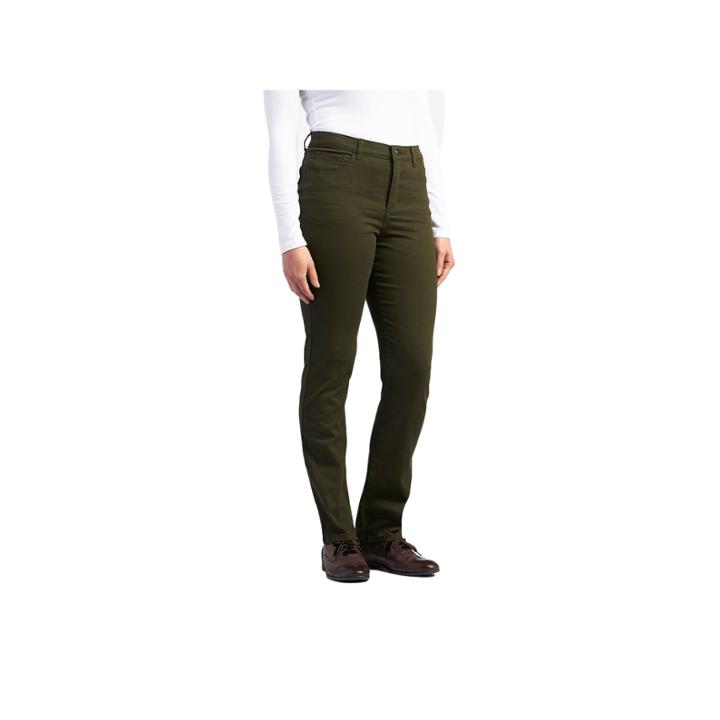 Petite Lee Vienna Comfort Fit Straight-leg Pants, Women's, Size: 8 Petite, Dark Green