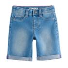 Girls 4-12 Sonoma Goods For Life&trade; Bermuda Denim Shorts, Size: 6x, Med Blue
