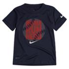 Toddler Boy Nike Dri-fit Home Run Hero Baseball Tee, Size: 3t, Blue (navy)