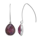 Dana Buchman Simulated Abalone Threader Earrings, Women's, Purple