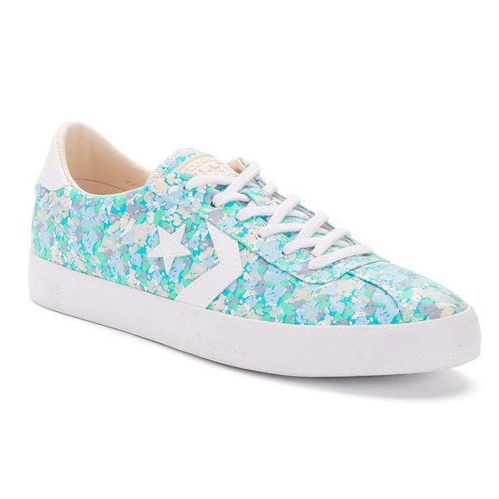 Women's Converse Breakpoint Floral Shoes, Size: 8, Light Blue