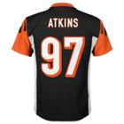 Boys 8-20 Cincinnati Bengals Geno Atkins Mid-tier Jersey, Size: S 8, Black Atkins