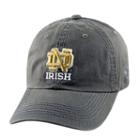 Adult Top Of The World Notre Dame Fighting Irish Crew Baseball Cap, Grey (charcoal)