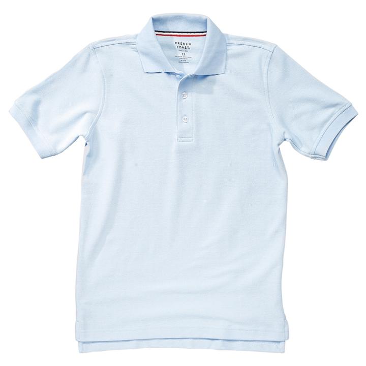Boys 4-20 French Toast School Uniform Short-sleeve Pique Polo, Size: 18-20, Blue
