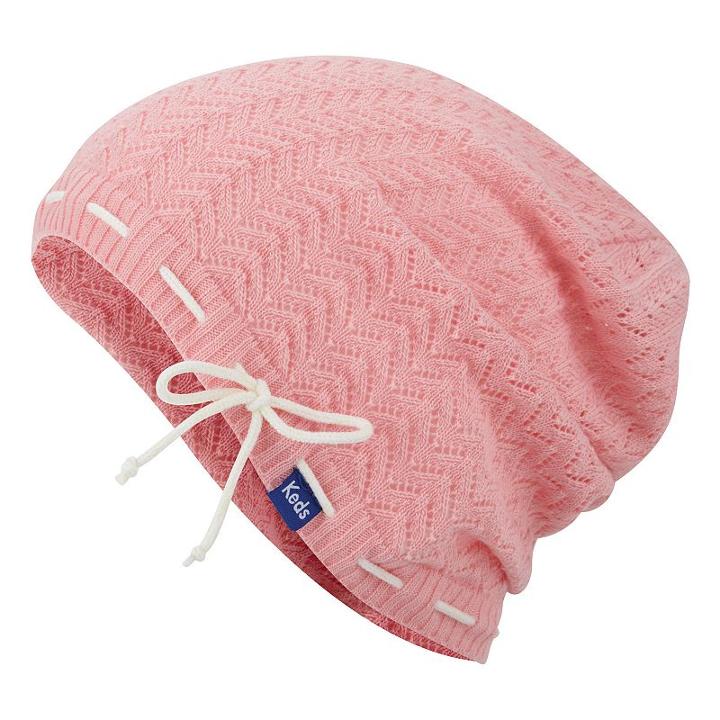 Women's Keds Open-work Chevron Slouchy Beanie, Pink