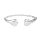 Sterling Silver Teardrop Hinged Cuff Bracelet, Women's, Size: 7