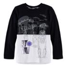 Boys 4-7x Star Wars A Collection For Kohl's Star Wars: Episode Viii The Last Jedi Foiled At-m6 Colorblock Tee, Size: 7x, White