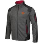 Men's Campus Heritage Iowa State Cyclones Double Coverage Jacket, Size: Medium, Med Grey