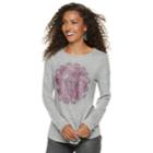 Women's Sonoma Goods For Life&trade; Supersoft Crewneck Tee, Size: Xs, Med Purple