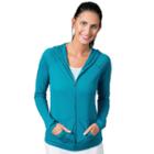 Women's Soybu Wendy Full-zip Yoga Hoodie, Size: Medium, Dark Green