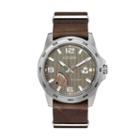Citizen Eco-drive Men's Prt Power Reserve Leather Watch - Aw7039-01h, Brown