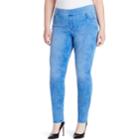 Plus Size Gloria Vanderbilt Avery High-rise Pull-on Jeans, Women's, Size: 20 - Regular, Light Blue