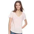 Juniors' So&reg; Perfect Tee, Teens, Size: Small, Light Pink