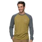 Men's Columbia Wildberry Classic-fit Colorblock Omni-wick Raglan Tee, Size: Xl, Mossy