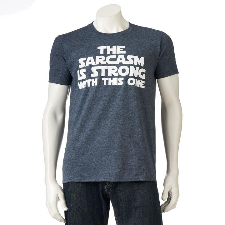 Men's Strong Sarcasm Tee, Size: Large, Ovrfl Oth