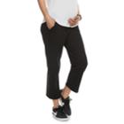 Maternity A:glow Lounge Capris, Women's, Size: Xl-mat, Black