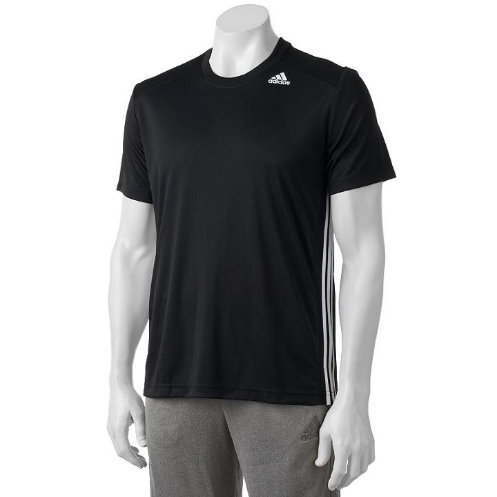 Big & Tall Adidas Climacool All World Performance Tee, Men's, Size: Xxl Tall, Black