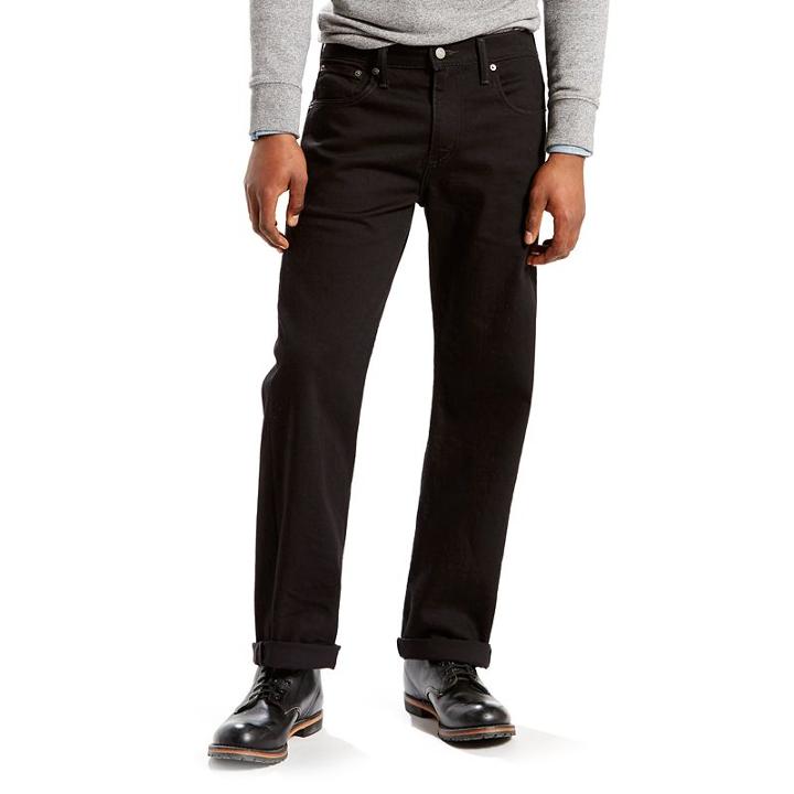 Men's Levi's&reg; 569&trade; Loose-fit Straight-leg Jeans, Size: 34x32, Black