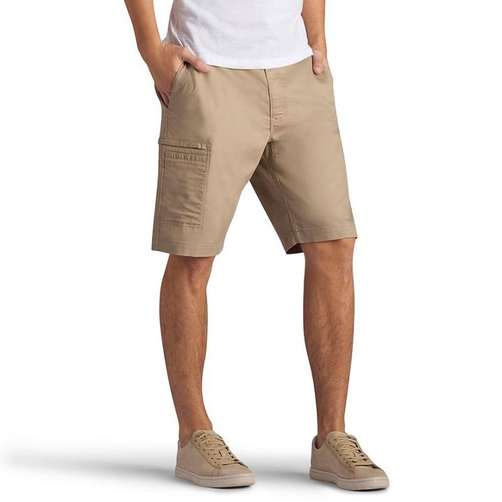 Men's Lee Crew Cargo Shorts, Size: 42, Beige Oth