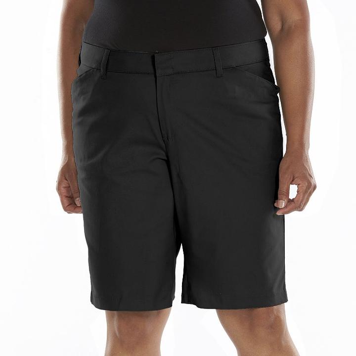 Plus Size Dickies Relaxed Twill Shorts, Women's, Size: 22 W, Black