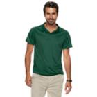 Men's Chaps Performance Polo, Size: Small, Green