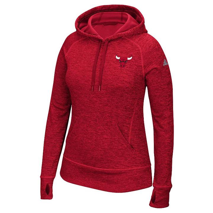 Women's Adidas Chicago Bulls Preferred Logo Hoodie, Size: Large, Black