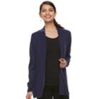 Women's Apt. 9&reg; Essential Ribbed Cardigan, Size: Xs, Drk Purple
