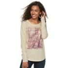 Women's Sonoma Goods For Life&trade; Essential Crewneck Tee, Size: Xl, Lt Beige