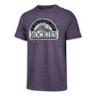Men's '47 Brand Colorado Rockies Throwback Tee, Size: Xl, Purple