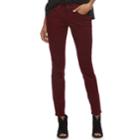 Women's Sonoma Goods For Life&trade; Supersoft Sateen Skinny Pants, Size: 16 Avg/reg, Dark Red