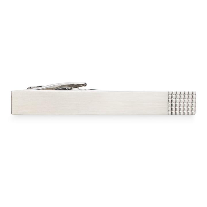 Men's Apt. 9&reg; Textured Brushed Tie Bar, Silver