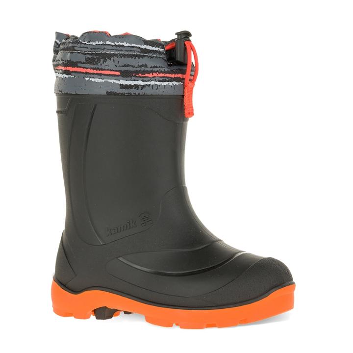 Kamik Snobuster 2 Print Toddler Boys' Waterproof Winter Boots, Size: 5, Grey (charcoal)