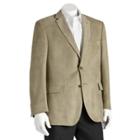 Men's Jean-paul Germain Classic-fit Microsuede Blazer, Size: 48 Xlt, Med Green