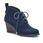 So&reg; Blog Women's Wedge Ankle Boots, Size: Medium (9), Blue