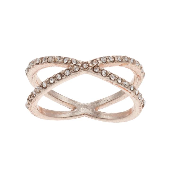 Lc Lauren Conrad X Midi Ring, Women's, Size: 7, Light Pink