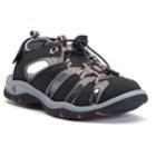 Itasca West Lake Boys' Sandals, Size: 4, Black