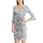 Petite Chaps Ruffle-sleeve Sheath Dress, Women's, Size: L Petite, Grey