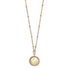 Lc Lauren Conrad Birthstone Shaker Pendant Necklace, Women's, Yellow